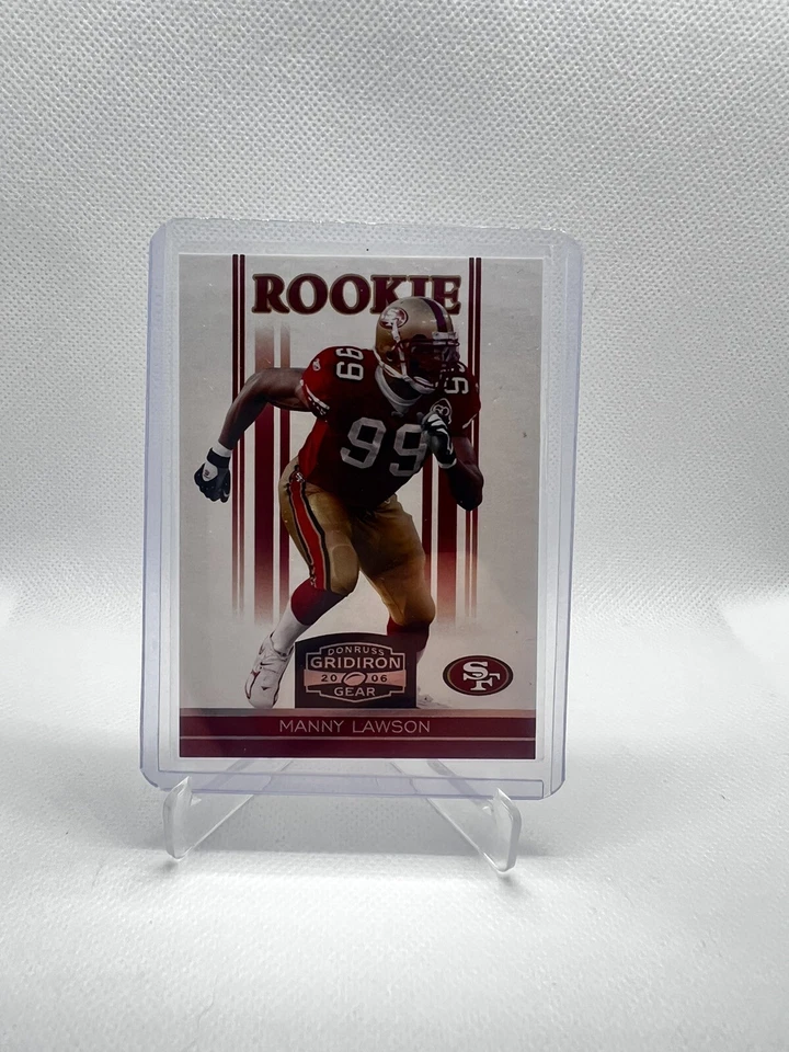 2006 Donruss Gridiron Gear - #172 Manny Lawson /599 (RC) - Image 1 of 2