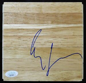 Al Harrington Indiana Pacers Signed 6x6 Floorboard JSA Authenticated