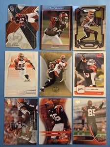 CHAD JOHNSON 9 Card Lot Prizm SP Chrome Cincinnati Bengals Collection OCHOCINCO - Picture 1 of 4