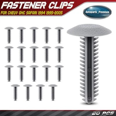 20 нейлоновых фиксаторов для отделки дверей 7,94 мм для Chevy GMC Safari 1994-2005 - Изображение 1 из 4