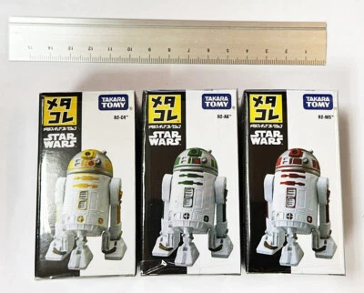 Takara Tomy Metakore Metal Figure Disney Star Wars R2-24, R2-A6 & R2-M5 - Image 1 of 2