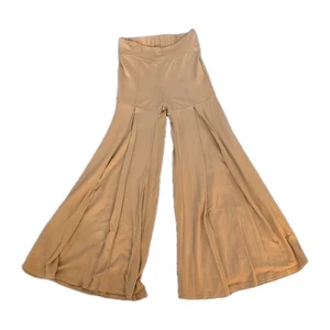 Pantalones de mujer Free People XS FP playa acampanados pierna ancha rayón spandex nuevos con etiquetas - Imagen 1 de 9
