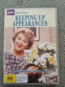 Keeping Up Appearances : Series 1 & 2 DVD BBC Comedy TV Series Reg 4 PAL 3 Discs - Picture 1 of 4