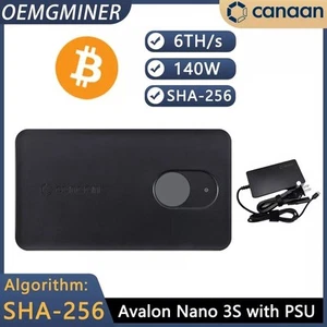 Canaan Avalon Nano 3S 6TH/s Bitcoin Miner White (with PSU) - Shipped on March - Picture 1 of 7
