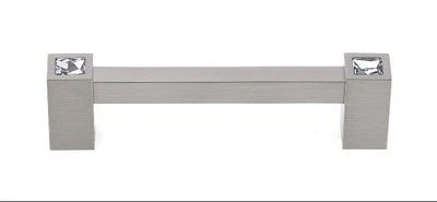 Новый Alno C718-4-SN хром современный кристалл Swarovski 4» центр бар тянуть  - Изображение 1 из 3