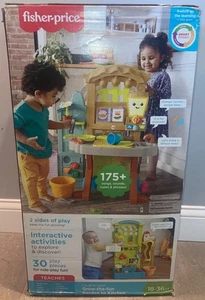 Fisher Price Laugh & Learn Grow the Fun Garden to Kitchen Playset Scatola Sigillata - Foto 1 di 6