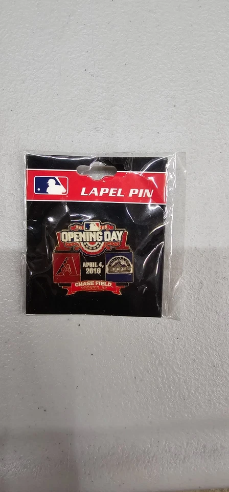 Arizona Diamondbacks 2016 Opening Day Pin Chase Field -  NEW SEALED - Image 1 of 1