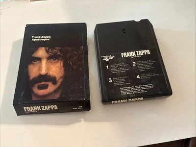 Frank Zappa "Apostrophe" 8-Track tape - Discreet Records  - TESTED w/pic sleeve - Image 1 of 4