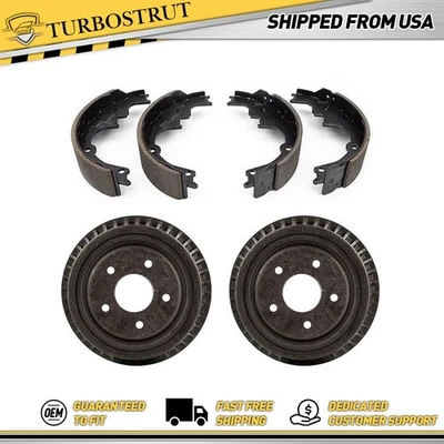 Rear OE Brake Drums and Brake Shoes Kit For 1992 1993 Chevrolet LLV S10 2.5L - Image 1 of 4