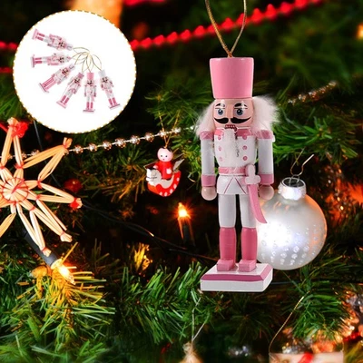  6 Pcs Nutcracker Decorations Ornaments Holiday Nutcrackers Decorative Soldier - Image 1 of 4