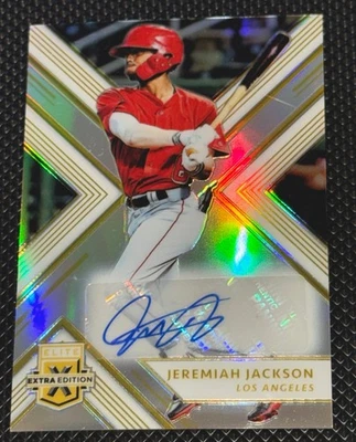 Jeremiah Jackson 2018 Panini Elite Extra Edition Auto Gold /10! # 56 Opti Chrome - Image 1 of 4
