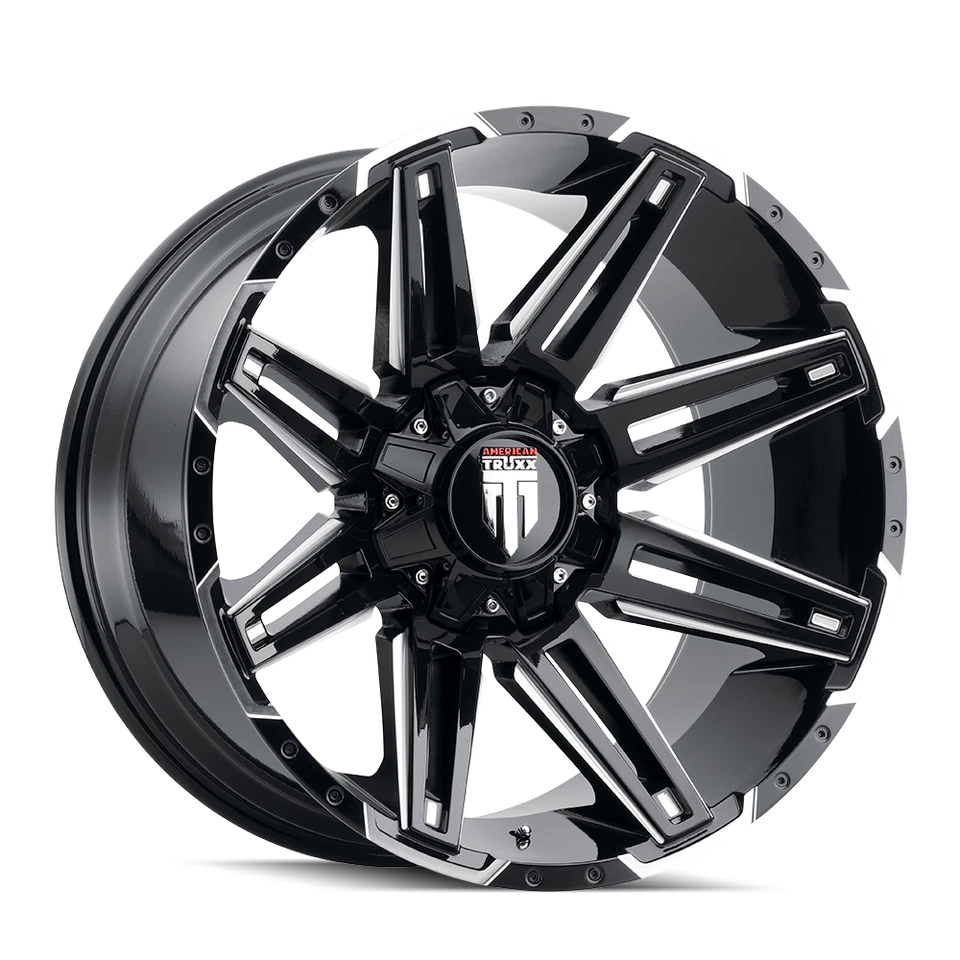 Rueda American Truxx BOOM 18x9 negra/fresada 8x180 (-12 mm) Foto 1 de 4