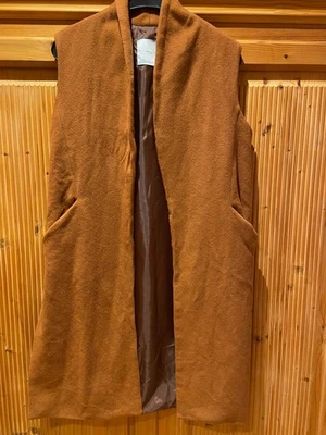 Lange Weste rostbrau von Zara, Gr. L - Bild 1 von 2