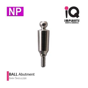 Accesorio de bola IQ EE. UU. 6 mm, estrecho 3.0 Int plataforma hexagonal - Imagen 1 de 1