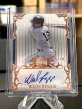 WADE BOGGS 2023 LEAF BRONX LEGACY AUTOGRAPH /35 YANKEES
