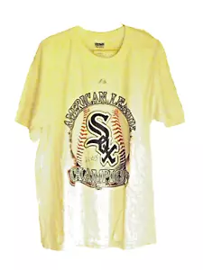 CHICAGO WHITE SOX T-SHIRT 2005 AMERICAN LEAGUE CHAMPIONS SPIELERNAMEN HERREN GR. L - Bild 1 von 5