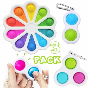 Tactile Brain Stress Relief Digital Learning Fidget Toy 3X Simple Dimple Sensory
