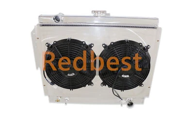 959 3 filas radiador + cubierta + ventilador para 79-93 Dodge Ramcharger D/W 150 250 350 5,2/5,9 L Foto 1 de 4