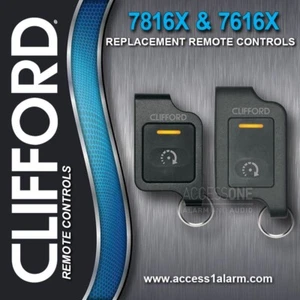 Clifford 7816X And 7616X 2-Way 1-Mile LED Remote Control Package Deal EZSDEI7816 - Picture 1 of 3