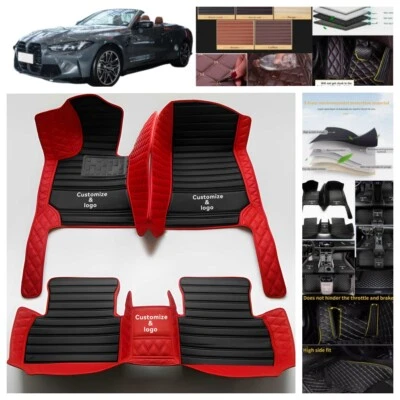 Alfombrillas de cuero impermeables para coche BMW 2000-2025 revestimientos automáticos Foto 1 de 4