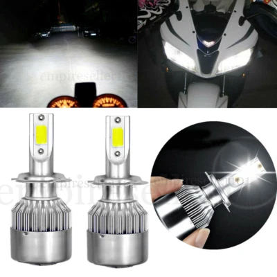 Kit de bombillas de faros LED H7 para Suzuki GSXR 1000 750 600 Hayabusa HID luz de xenón Foto 1 de 4
