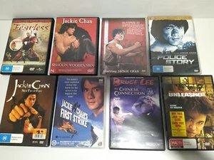 Jackie Chan Dvds Bundle Of 8 Including Jet Li Excellent Condition - Picture 1 of 5