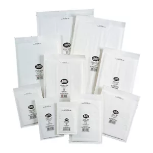 GENUINE WHITE JIFFY PADDED ENVELOPES BAGS *ALL SIZES* - Picture 1 of 8