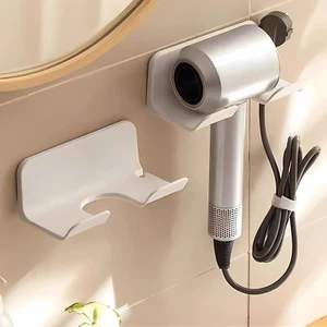 Universal Hair Dryer Holder, Blow Dryer Hanger Wall Mount for Hair Dryer Hook wi - Picture 1 of 12