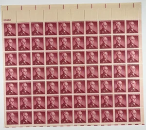 Scott 1072 - 1955 Andrew W. Mellon Full Sheet of 70 US 3¢ Stamps MHN - Picture 1 of 2