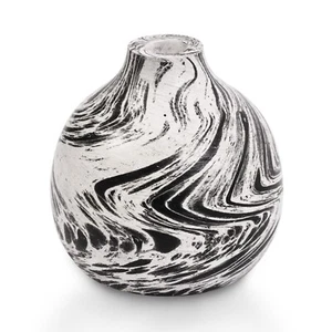 Strain Black & White Wooden 4-inch Mango Tree Wood Vase - Picture 1 of 5