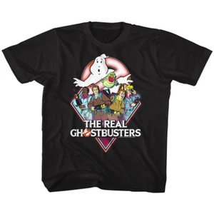 Camiseta juvenil con logotipo de reparto y película de The Real Ghost Busters 2T-YXL - Imagen 1 de 3