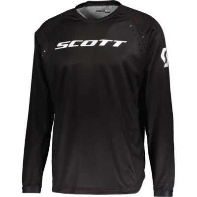 Scott 350 Swap Evo MX Jersey Motocross Top Off-Road Mens Black - Image 1 of 2