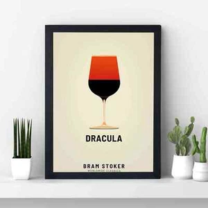 Dracula - Bram Stoker - Klassische Literatur Wandbild - Poster/Druck - Bild 1 von 3