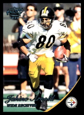 1999 Pacific #317 Jahine Arnold Platinum Blue #/75 Football Card - Image 1 of 2