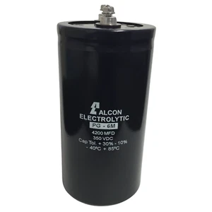 1pc 4200mfd 350vdc Alcon Electrolytic Capacitor PG-6M series 4200uF - Picture 1 of 6