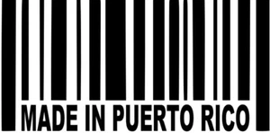 Made In Puerto Rico Barcode Vinyl Sticker Decal Taino PR Pride Pick Size & Color - Picture 1 of 2