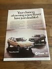Original 1977 Rover SD1 2300 2600 Magazine Advert Frame Ready Classic Man Cave