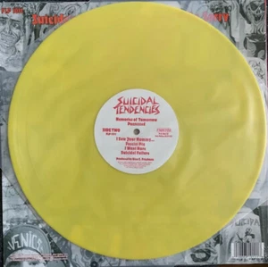 Suicidal Tendencies Self Titled 1983 Album YELLOW VINYL LP! punk rock! NEW SALE! - Picture 1 of 5