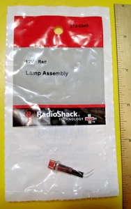 NIP • RadioShack® 12V Lamp Assembly • Red • P/N 272-345 / 272-0345 - Picture 1 of 4