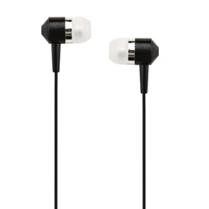 3.5mm Black In Ear Design Stereo Earbud Comfortable in-ear Fit - Headset - Picture 1 of 5
