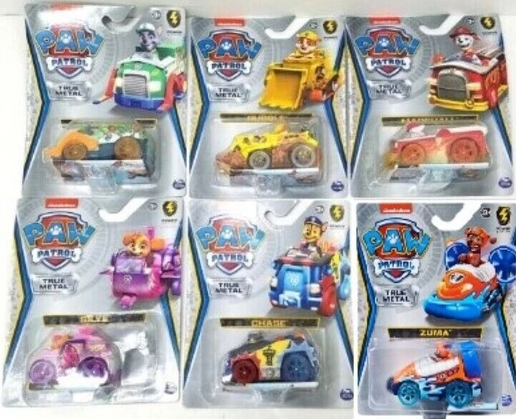 Paw Patrol POWER Rescue True Metal Die-Cast Vehicle YOU CHOOSE New Nickelodeon - Image 1 of 1