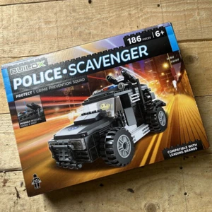 BuildX 186 Pieces Police Scavenger - Gift Project Fun Toys For Children Kids (N) - Imagen 1 de 1