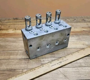 VALVOLA flusso grasso olio idraulico BIJUR DELIMON FARVAL DD-38 58250P DUALINE • USA - Foto 1 di 5