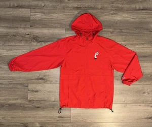 Champion NCAA Cincinnati Bearcats Graphic Print Windbreaker Jacket Mens Medium - Picture 1 of 21
