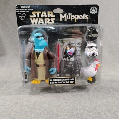 Star Wars Los Muppets Sam el Águila / Obi Wan, Gonzo / Darth Vader y Camilla Foto 1 de 4