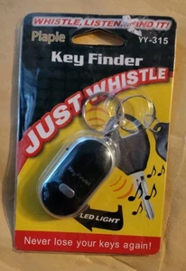 LED Anti-Lost Key Finder Locator Schlüsselanhänger pfeifen klatschen  Licht NEU - Bild 1 von 2
