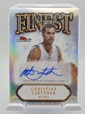 2024-25 Topps 最佳 Christian Laettner 签名折射卡热篮球卡 — 第 1/3 张图片