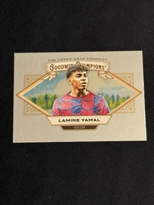 2025 UD Goodwin Champions Lamine Yamal Horizontal Silver Foil #98 - Picture 1 of 2