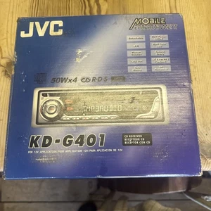 JVC KD-G401 CD & Radio Single Din AM/FM Radio CD MP3 Player - Tested Working - Picture 1 of 8