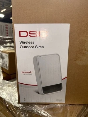 DSC PG9911 B BATT PowerG Wireless Outdoor Siren (NEW) - Image 1 of 2